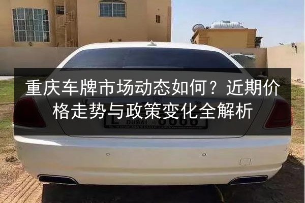 重庆车牌市场动态如何？近期价格走势与政策变化全解析