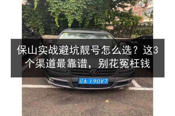保山实战避坑靓号怎么选?这3个渠道最靠谱,别花冤枉钱 第3张 保山实战避坑靓号怎么选?这3个渠道最靠谱,别花冤枉钱 第3张