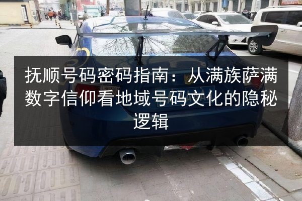 抚顺号码密码指南:从满族萨满数字信仰看地域号码文化的隐秘逻辑 第3张 抚顺号码密码指南:从满族萨满数字信仰看地域号码文化的隐秘逻辑 第3张