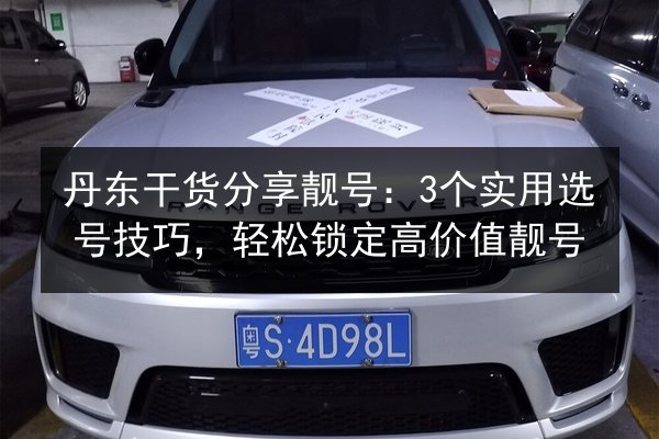 丹东干货分享靓号：3个实用选号技巧，轻松锁定高价值靓号 第1张