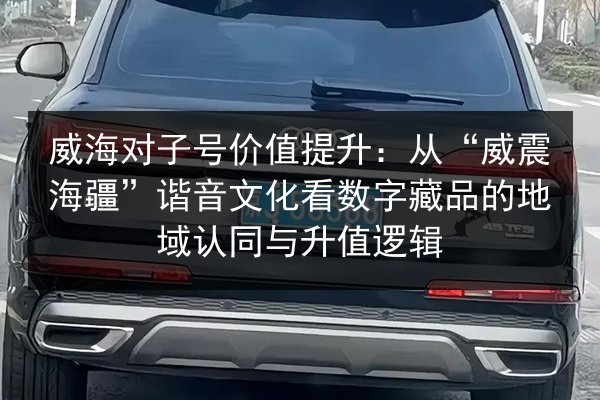 威海对子号价值提升:从“威震海疆”谐音文化看数字藏品的地域认同与升值逻辑 第2张 威海对子号价值提升:从“威震海疆”谐音文化看数字藏品的地域认同与升值逻辑 第2张