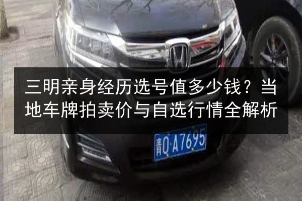 三明亲身经历选号值多少钱？当地车牌拍卖价与自选行情全解析
