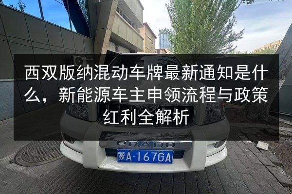 西双版纳混动车牌最新通知是什么，新能源车主申领流程与政策红利全解析 第2张