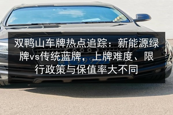 双鸭山车牌热点追踪：新能源绿牌vs传统蓝牌，上牌难度、限行政策与保值率大不同 第2张