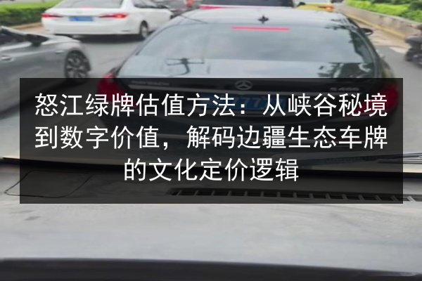 怒江绿牌估值方法:从峡谷秘境到数字价值,解码边疆生态车牌的文化定价逻辑 第3张 怒江绿牌估值方法:从峡谷秘境到数字价值,解码边疆生态车牌的文化定价逻辑 第3张