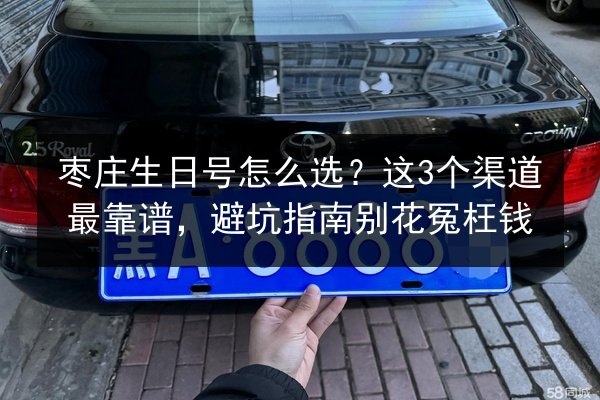 枣庄生日号怎么选?这3个渠道最靠谱,避坑指南别花冤枉钱 第2张 枣庄生日号怎么选?这3个渠道最靠谱,避坑指南别花冤枉钱 第2张