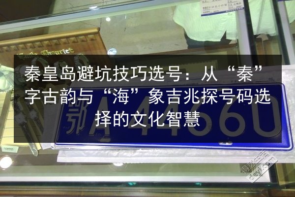 秦皇岛避坑技巧选号:从“秦”字古韵与“海”象吉兆探号码选择的文化智慧 第3张 秦皇岛避坑技巧选号:从“秦”字古韵与“海”象吉兆探号码选择的文化智慧 第3张