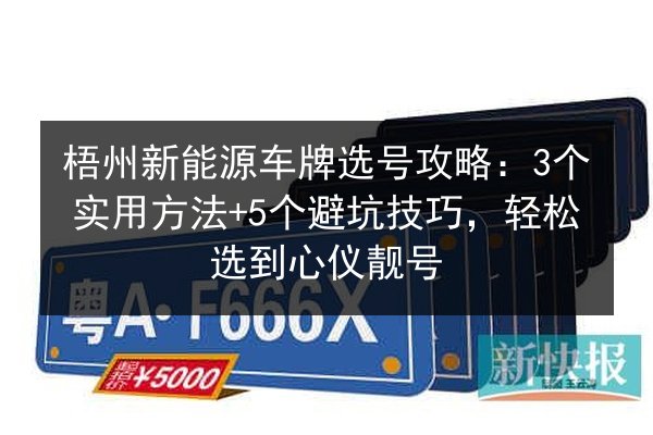 梧州新能源车牌选号攻略：3个实用方法+5个避坑技巧，轻松选到心仪靓号