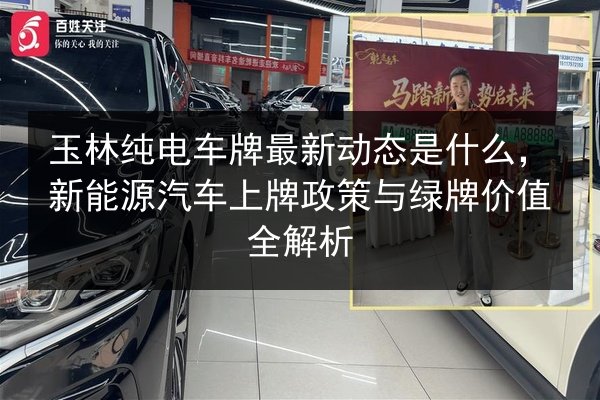 玉林纯电车牌最新动态是什么,新能源汽车上牌政策与绿牌价值全解析 第3张 玉林纯电车牌最新动态是什么,新能源汽车上牌政策与绿牌价值全解析 第3张