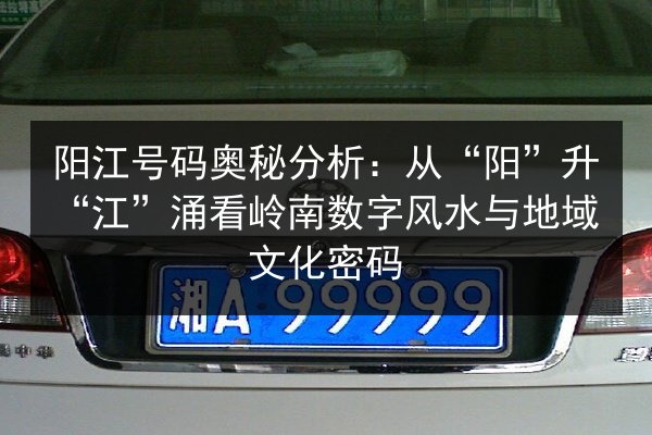 阳江号码奥秘分析：从“阳”升“江”涌看岭南数字风水与地域文化密码