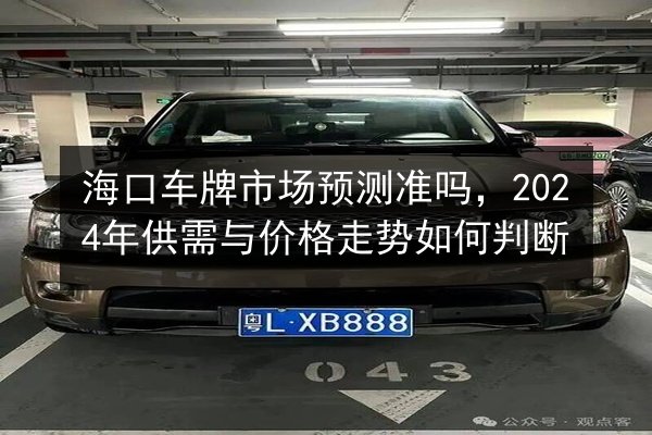 海口车牌市场预测准吗，2024年供需与价格走势如何判断 第2张