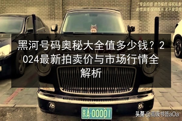 黑河号码奥秘大全值多少钱？2024最新拍卖价与市场行情全解析