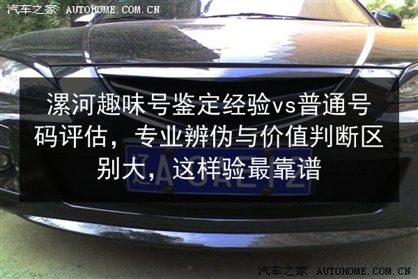 漯河趣味号鉴定经验vs普通号码评估，专业辨伪与价值判断区别大，这样验最靠谱