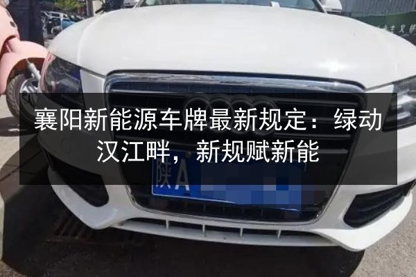 襄阳新能源车牌最新规定：绿动汉江畔，新规赋新能