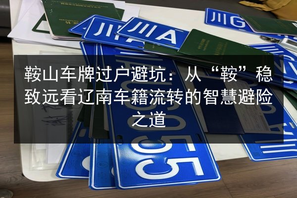 鞍山车牌过户避坑：从“鞍”稳致远看辽南车籍流转的智慧避险之道
