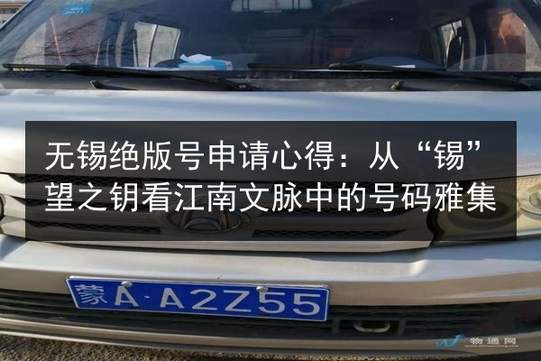 无锡绝版号申请心得：从“锡”望之钥看江南文脉中的号码雅集 第2张