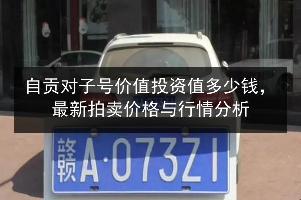 自贡对子号价值投资值多少钱,最新拍卖价格与行情分析 第2张 自贡对子号价值投资值多少钱,最新拍卖价格与行情分析 第2张