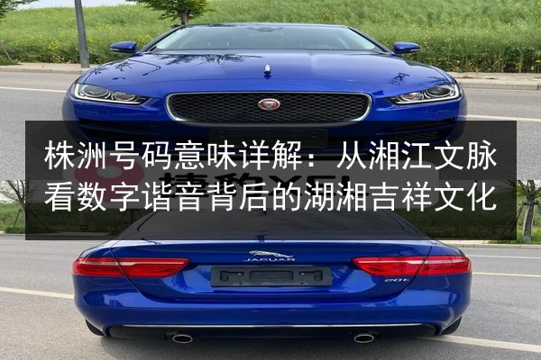 株洲号码意味详解：从湘江文脉看数字谐音背后的湖湘吉祥文化