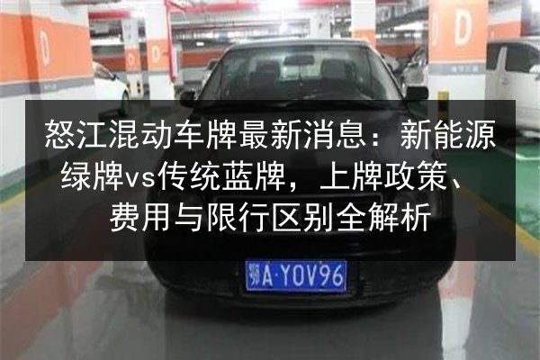 怒江混动车牌最新消息：新能源绿牌vs传统蓝牌，上牌政策、费用与限行区别全解析