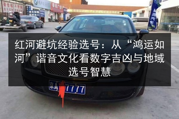 红河避坑经验选号：从“鸿运如河”谐音文化看数字吉凶与地域选号智慧