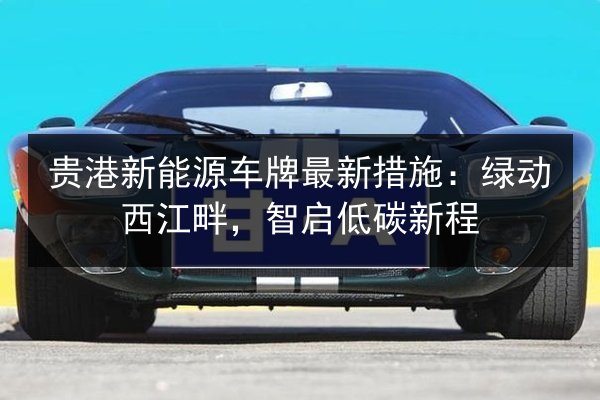 贵港新能源车牌最新措施:绿动西江畔,智启低碳新程 第3张 贵港新能源车牌最新措施:绿动西江畔,智启低碳新程 第3张