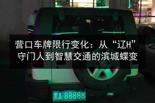 营口车牌限行变化：从“辽H”守门人到智慧交通的滨城蝶变