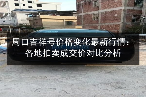 周口吉祥号价格变化最新行情：各地拍卖成交价对比分析