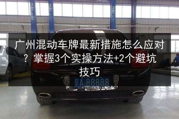 广州混动车牌最新措施怎么应对？掌握3个实操方法+2个避坑技巧