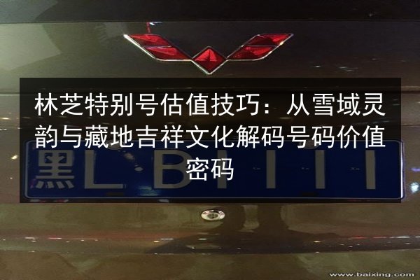 林芝特别号估值技巧:从雪域灵韵与藏地吉祥文化解码号码价值密码 第2张 林芝特别号估值技巧:从雪域灵韵与藏地吉祥文化解码号码价值密码 第2张