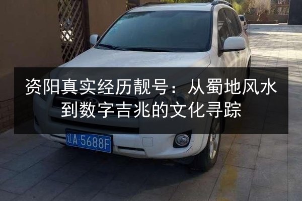 资阳真实经历靓号：从蜀地风水到数字吉兆的文化寻踪