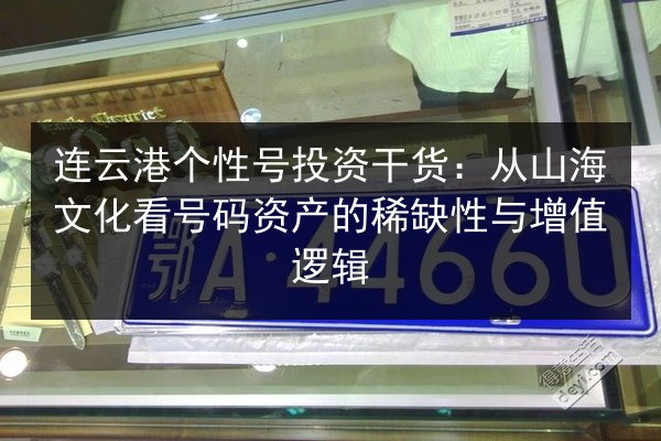 连云港个性号投资干货:从山海文化看号码资产的稀缺性与增值逻辑 第2张 连云港个性号投资干货:从山海文化看号码资产的稀缺性与增值逻辑 第2张