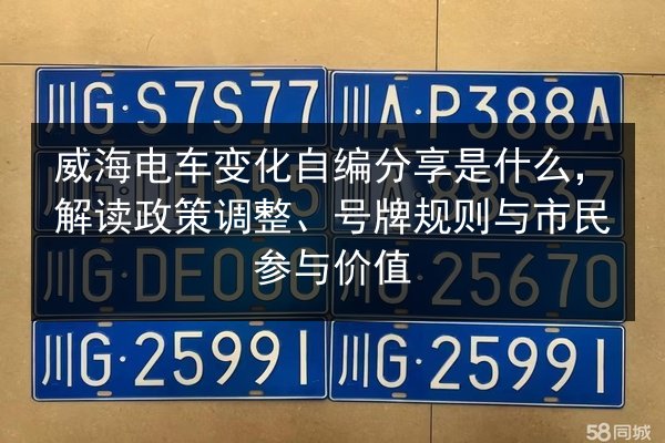 威海电车变化自编分享是什么，解读政策调整、号牌规则与市民参与价值 第2张