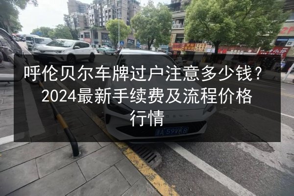 呼伦贝尔车牌过户注意多少钱?2024最新手续费及流程价格行情 第2张 呼伦贝尔车牌过户注意多少钱?2024最新手续费及流程价格行情 第2张