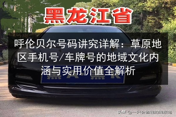 呼伦贝尔号码讲究详解:草原地区手机号_车牌号的地域文化内涵与实用价值全解析 第2张 呼伦贝尔号码讲究详解:草原地区手机号_车牌号的地域文化内涵与实用价值全解析 第2张