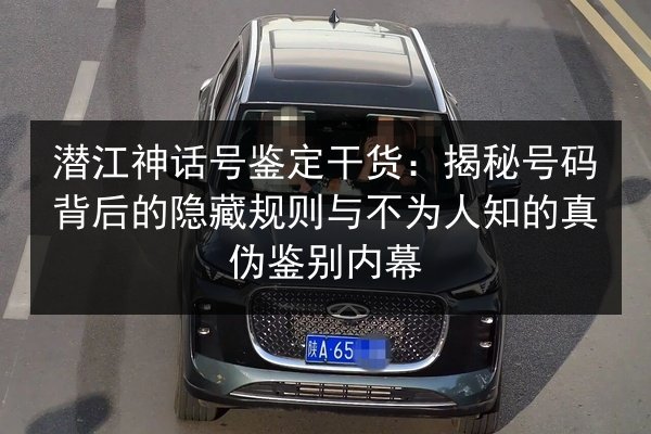 潜江神话号鉴定干货:揭秘号码背后的隐藏规则与不为人知的真伪鉴别内幕 第2张 潜江神话号鉴定干货:揭秘号码背后的隐藏规则与不为人知的真伪鉴别内幕 第2张