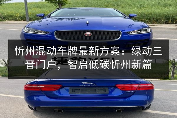 忻州混动车牌最新方案：绿动三晋门户，智启低碳忻州新篇 第2张
