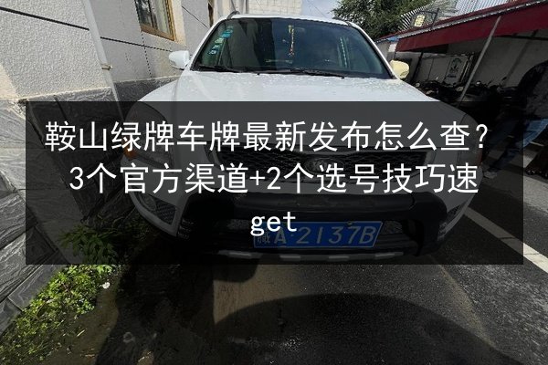 鞍山绿牌车牌最新发布怎么查？3个官方渠道+2个选号技巧速get 第2张