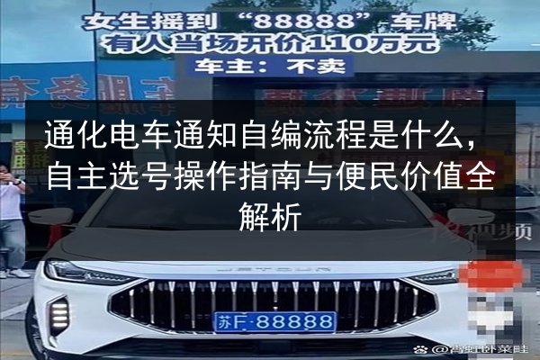 通化电车通知自编流程是什么,自主选号操作指南与便民价值全解析 第3张 通化电车通知自编流程是什么,自主选号操作指南与便民价值全解析 第3张