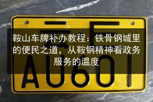 鞍山车牌补办教程：铁骨钢城里的便民之道，从鞍钢精神看政务服务的温度