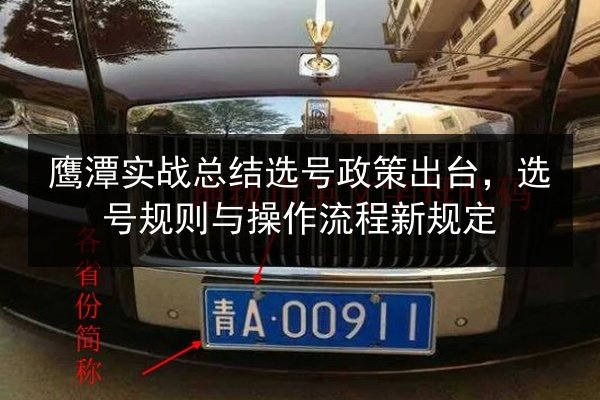 鹰潭实战总结选号政策出台，选号规则与操作流程新规定 第2张