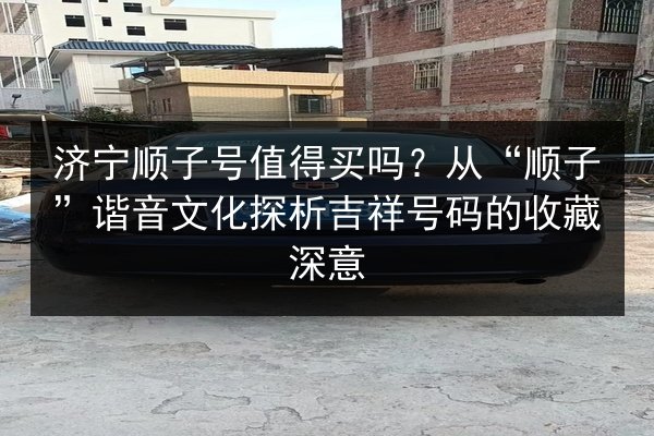 济宁顺子号值得买吗?从“顺子”谐音文化探析吉祥号码的收藏深意 第2张 济宁顺子号值得买吗?从“顺子”谐音文化探析吉祥号码的收藏深意 第2张