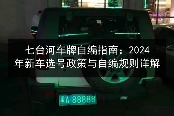 七台河车牌自编指南：2024年新车选号政策与自编规则详解 第2张