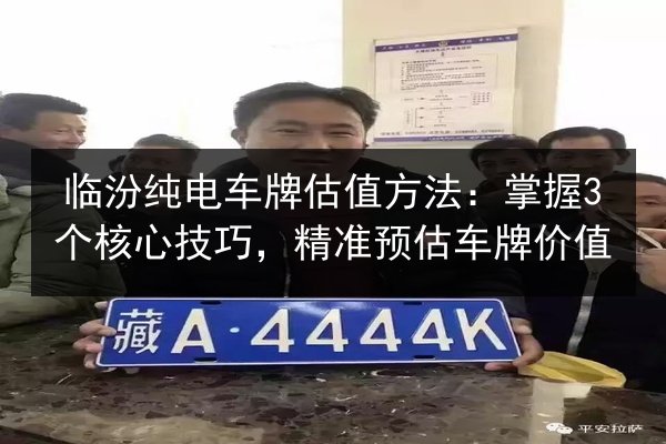 临汾纯电车牌估值方法：掌握3个核心技巧，精准预估车牌价值