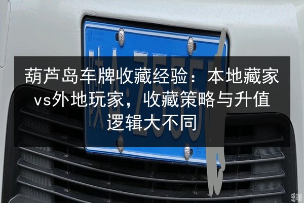 葫芦岛车牌收藏经验:本地藏家vs外地玩家,收藏策略与升值逻辑大不同 第2张 葫芦岛车牌收藏经验:本地藏家vs外地玩家,收藏策略与升值逻辑大不同 第2张