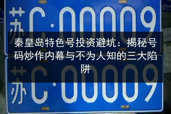 秦皇岛特色号投资避坑:揭秘号码炒作内幕与不为人知的三大陷阱 第3张 秦皇岛特色号投资避坑:揭秘号码炒作内幕与不为人知的三大陷阱 第3张