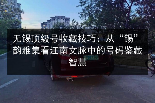 无锡顶级号收藏技巧:从“锡”韵雅集看江南文脉中的号码鉴藏智慧 第2张 无锡顶级号收藏技巧:从“锡”韵雅集看江南文脉中的号码鉴藏智慧 第2张