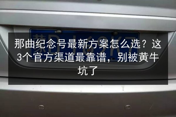 那曲纪念号最新方案怎么选？这3个官方渠道最靠谱，别被黄牛坑了
