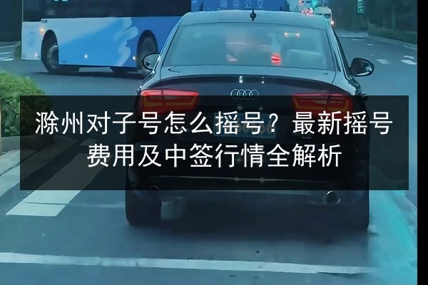滁州对子号怎么摇号?最新摇号费用及中签行情全解析 第3张 滁州对子号怎么摇号?最新摇号费用及中签行情全解析 第3张