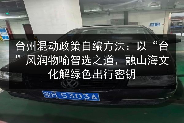 台州混动政策自编方法：以“台”风润物喻智选之道，融山海文化解绿色出行密钥