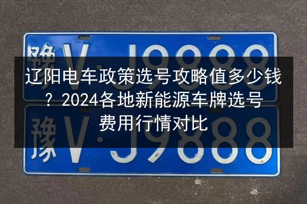 辽阳电车政策选号攻略值多少钱？2024各地新能源车牌选号费用行情对比 第2张